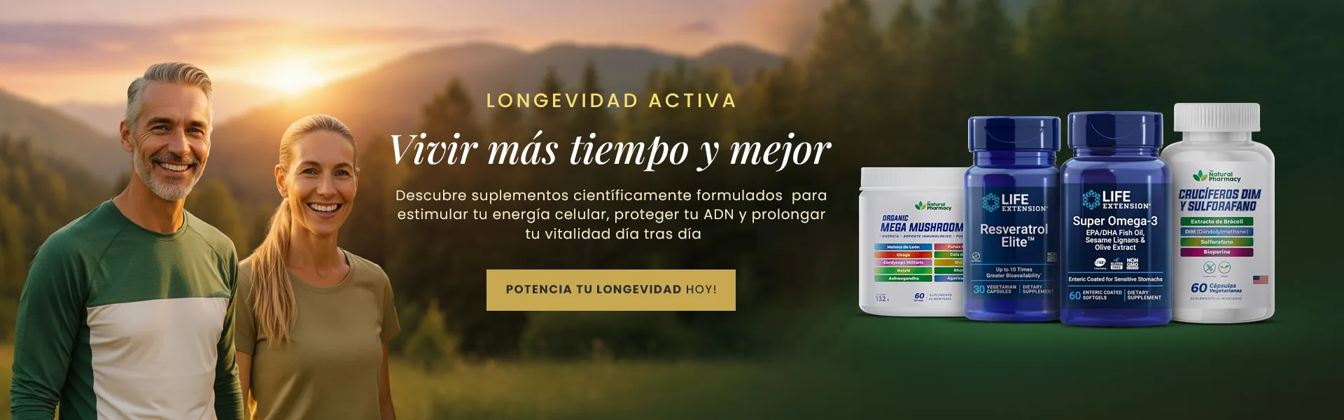 Suplementos para longevidad The Natural Pharmacy